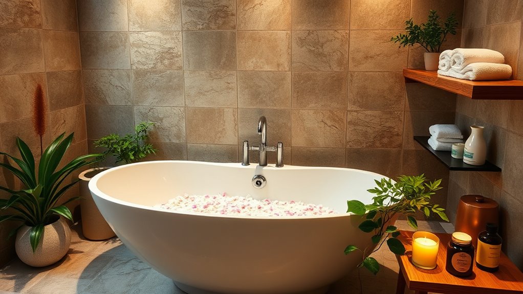 relaxing spa bathroom upgrades