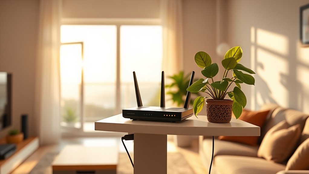 relocate your internet router
