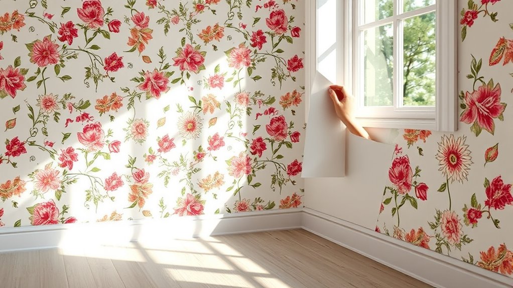 removable wallpaper for convenience