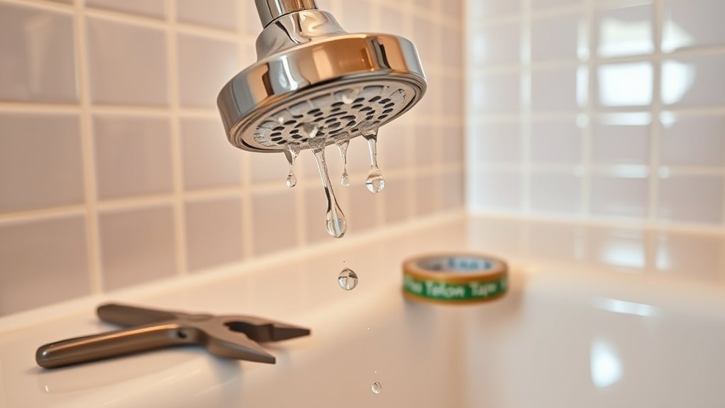 repairing a leaky showerhead
