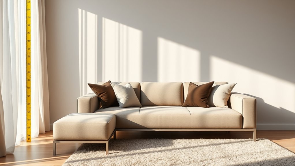 sofa size specifications provided