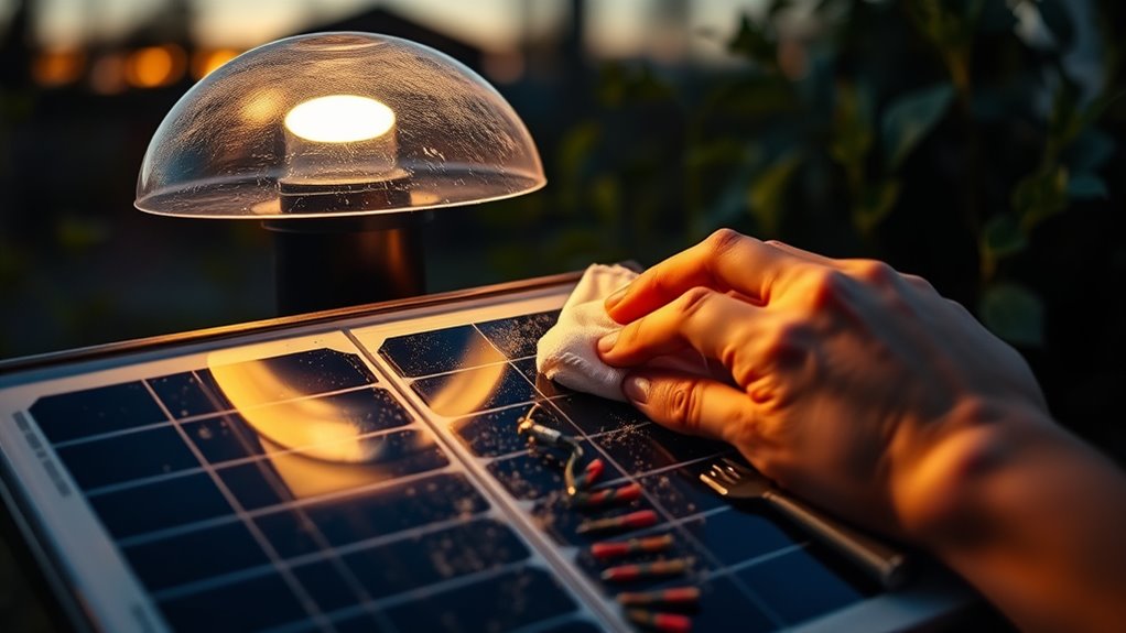 solar light upkeep advice