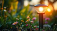 solar powered garden illumination
