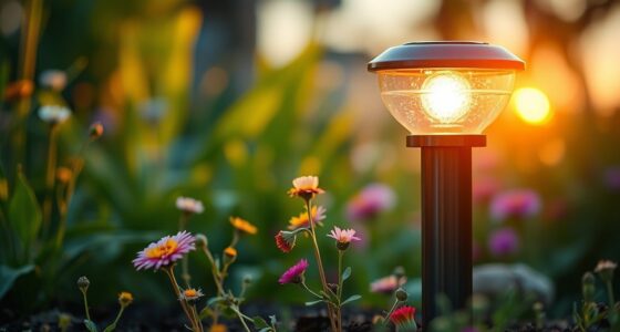 solar powered garden illumination