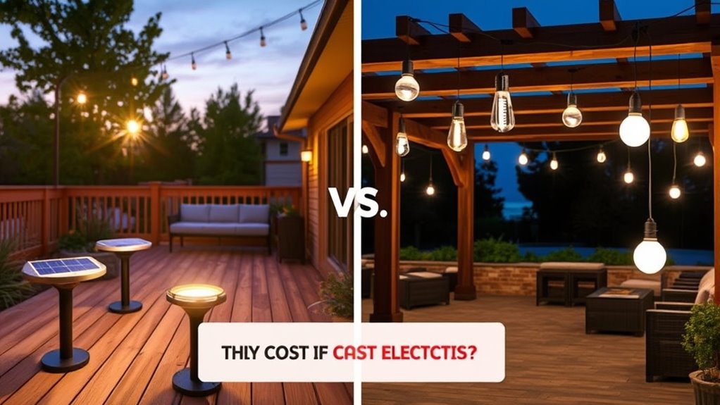 solar versus electric expenses