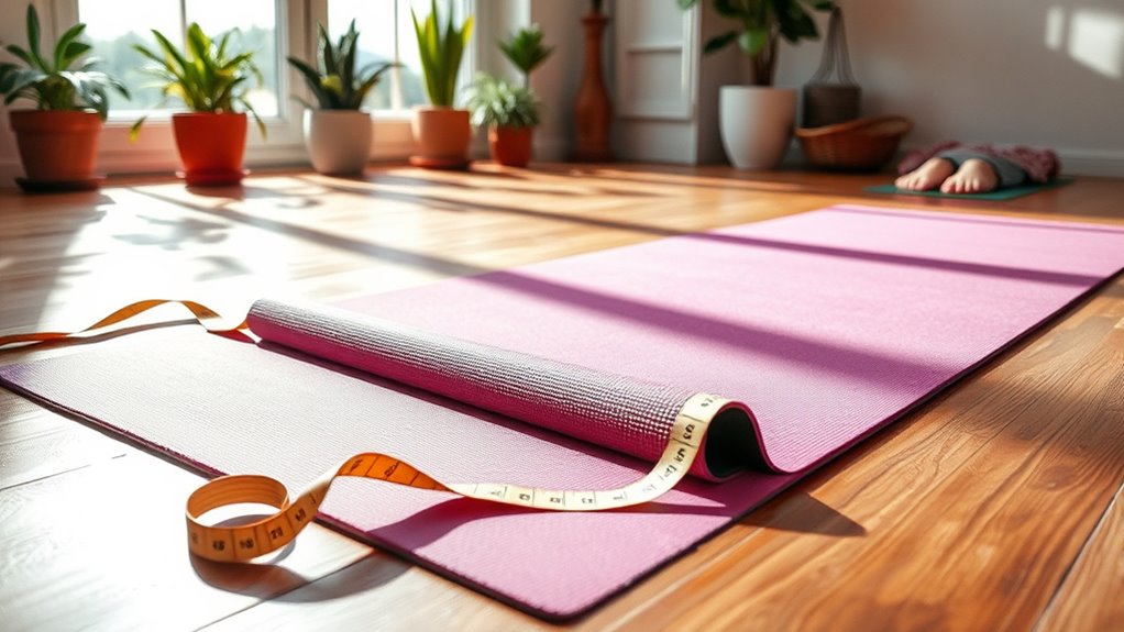 standard yoga mat sizes