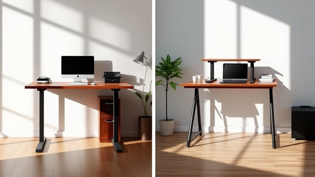 standing desk converter advantages