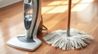 steam cleaning versus traditional mopping