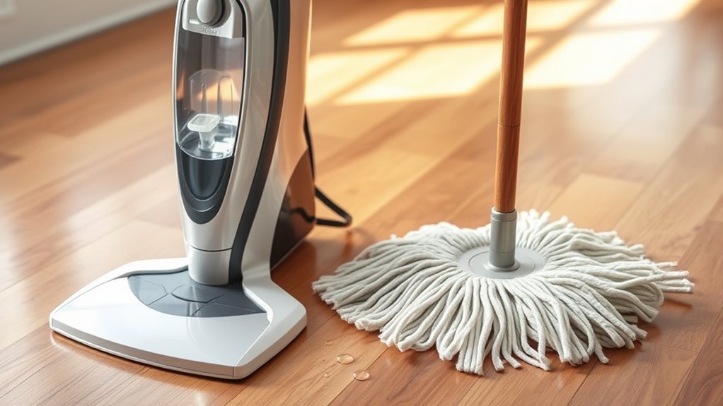 steam cleaning versus traditional mopping