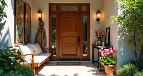stylish and practical entrances
