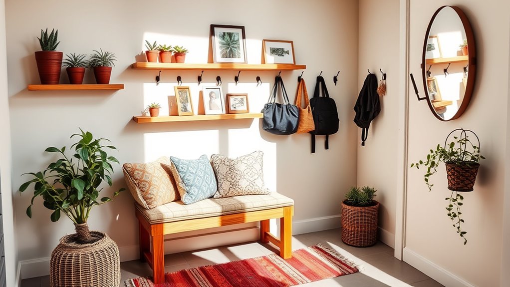 stylish small entryway solutions
