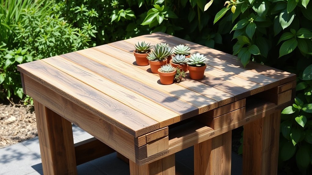 succulent garden table design
