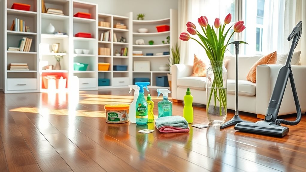 thorough interior cleaning tasks