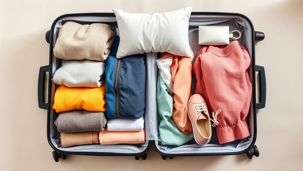traveling with minimal luggage