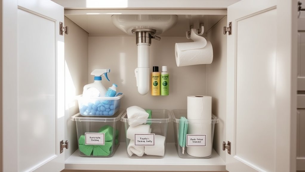 under sink organization tips