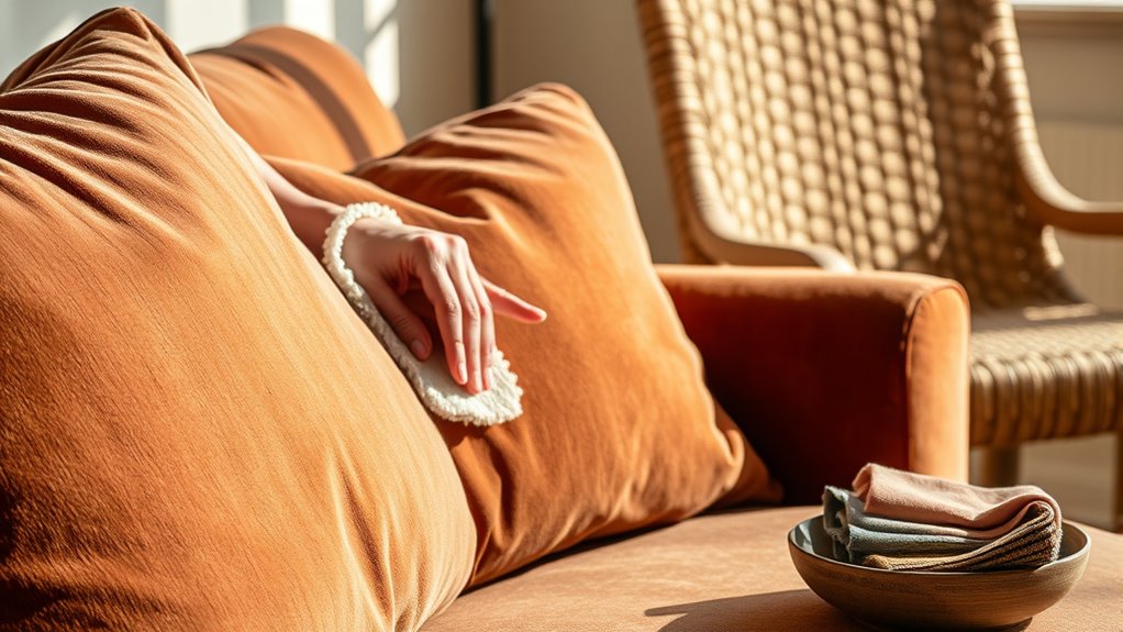upholstered furniture care tips