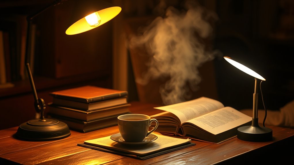 warm light for productivity