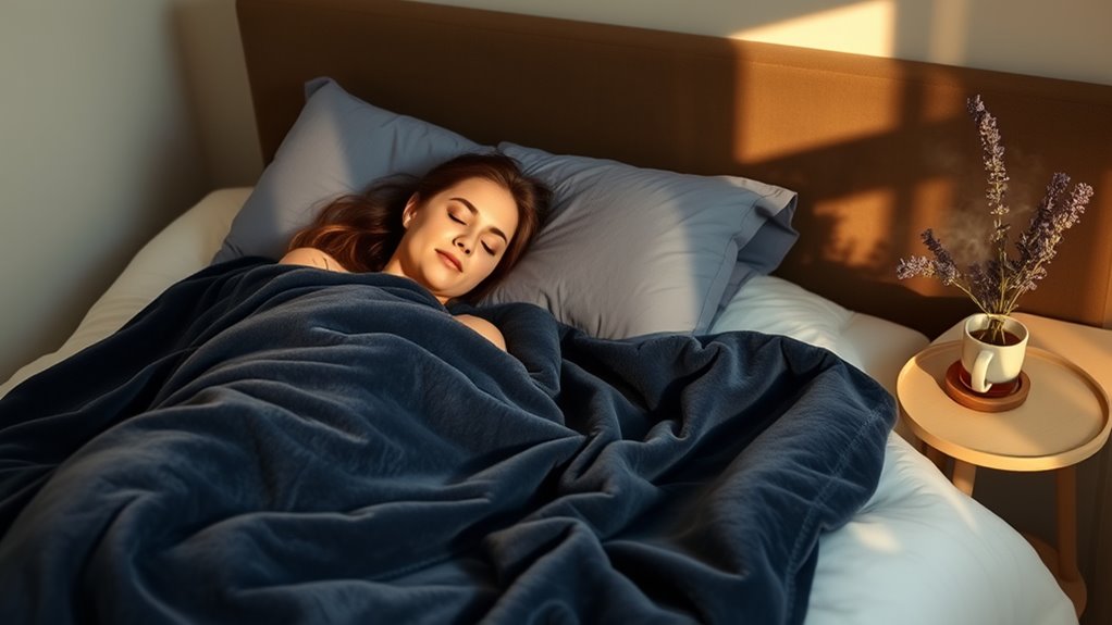 weighted blankets enhance sleep