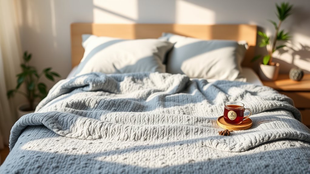 weighted blankets improve sleep