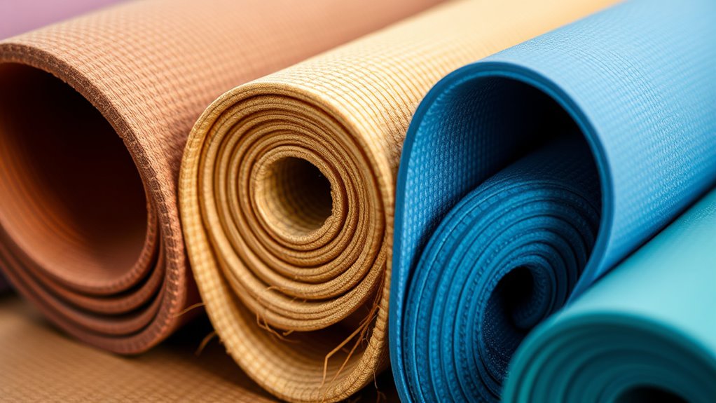 yoga mat material types
