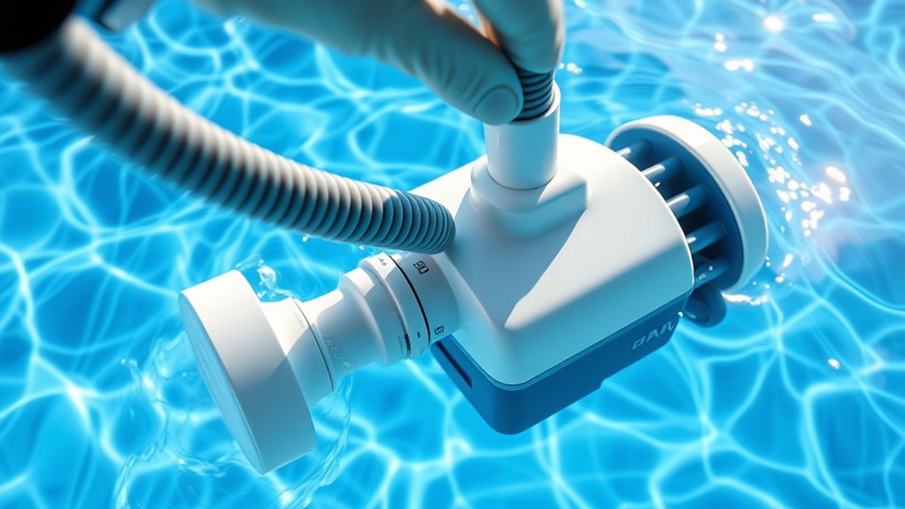 adjust hose length properly