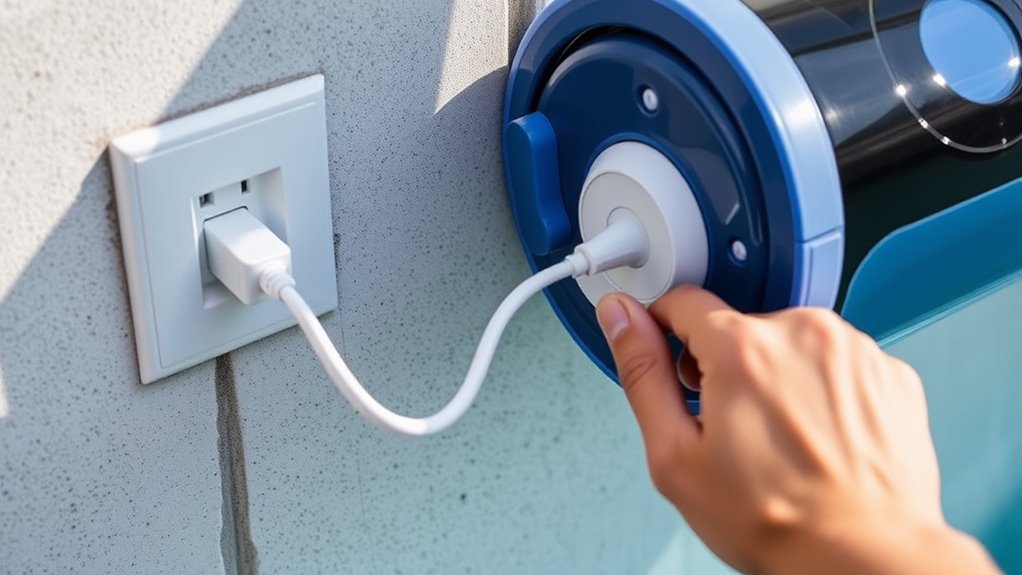 check power source connections