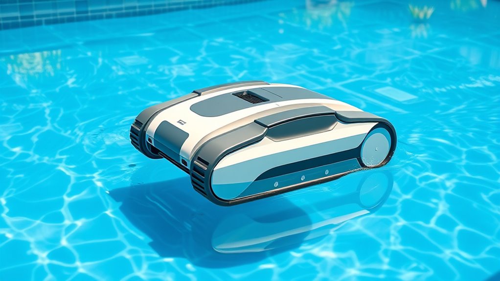 efficient autonomous pool cleaning
