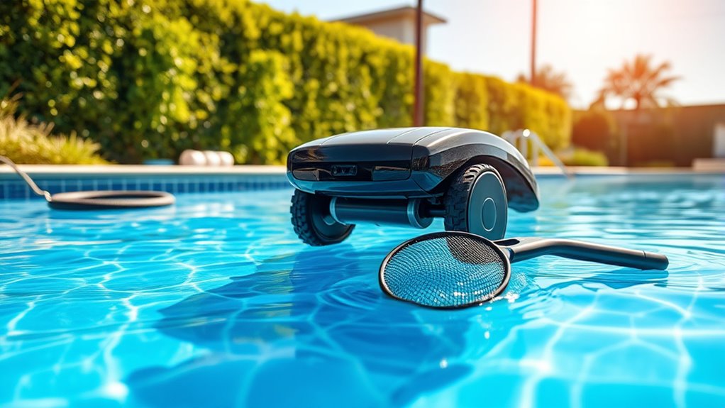 efficient convenient pool cleaning