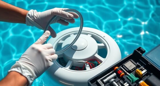 fixing pool cleaner suction