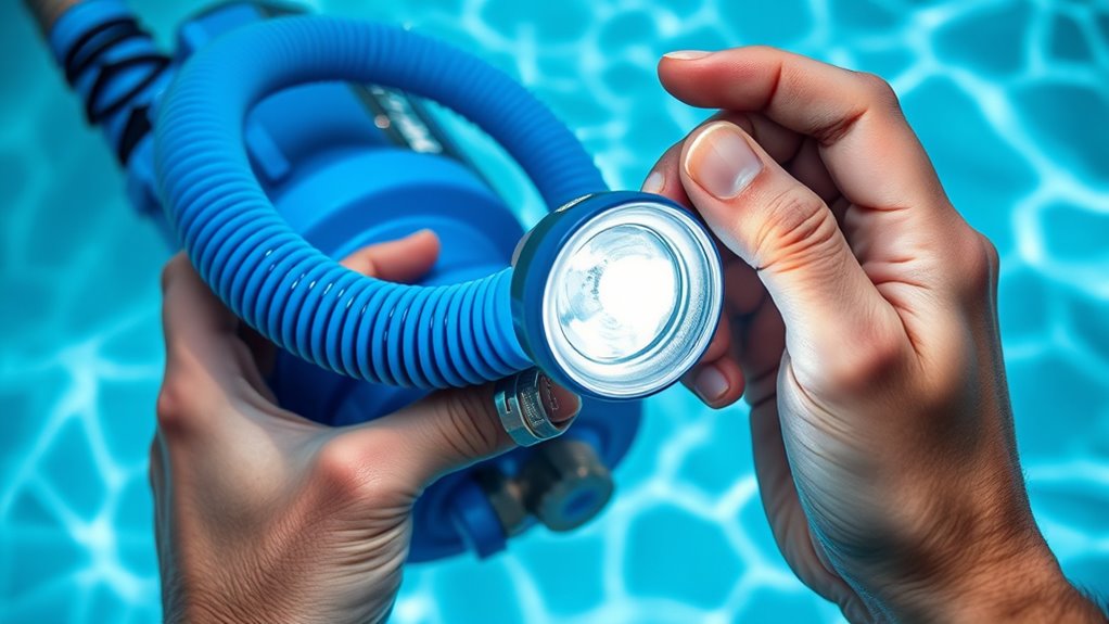 inspect hoses and connections