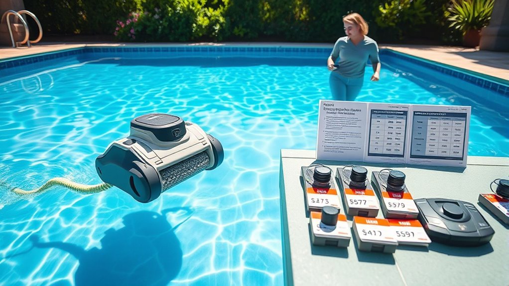 long term pool cleaner costs