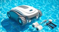 maintain robotic pool cleaner