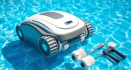 maintain robotic pool cleaner