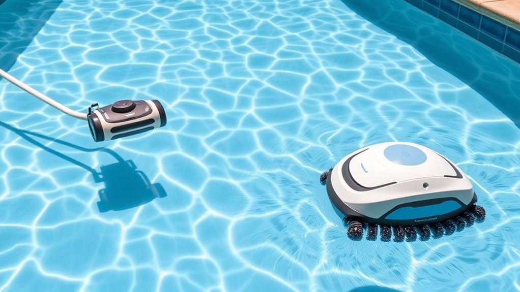 pool cleaning efficiency comparison