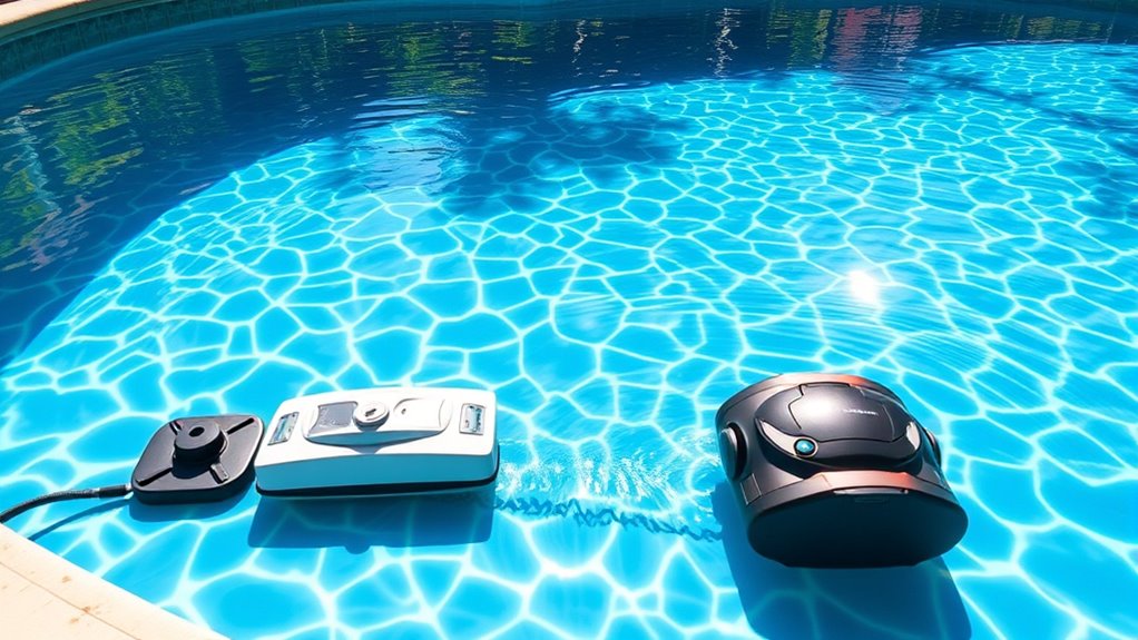 pool cleaning method comparisons