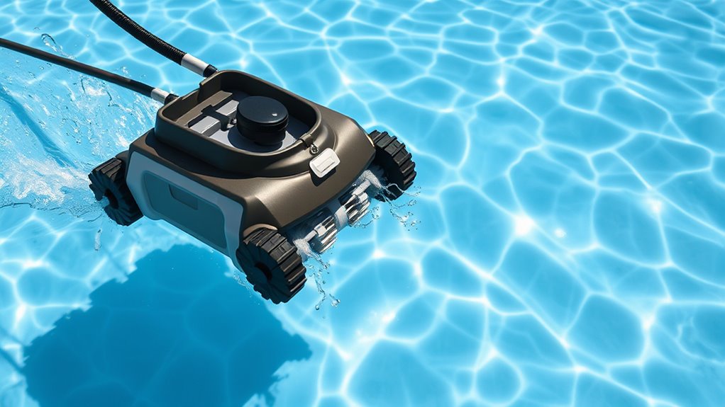 powerful efficient pool cleaning