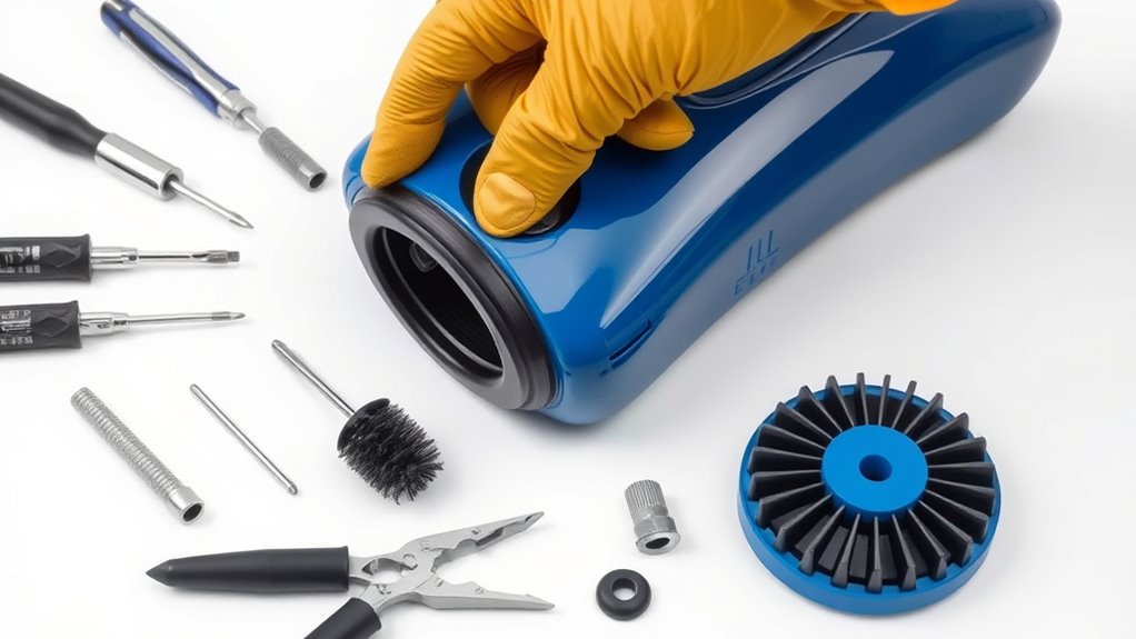 prepare tools and replacements