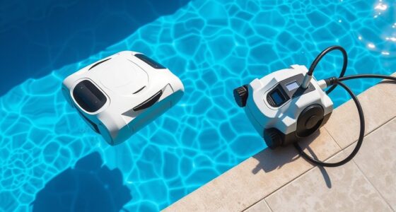 pressure and robotic cleaners
