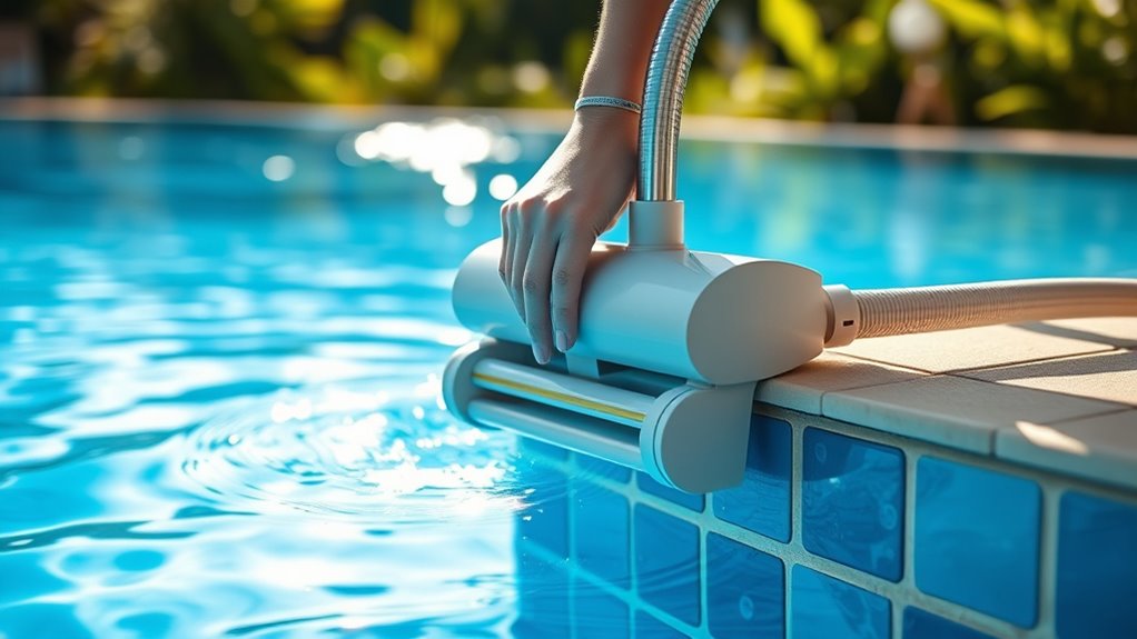 proper pool cleaner placement