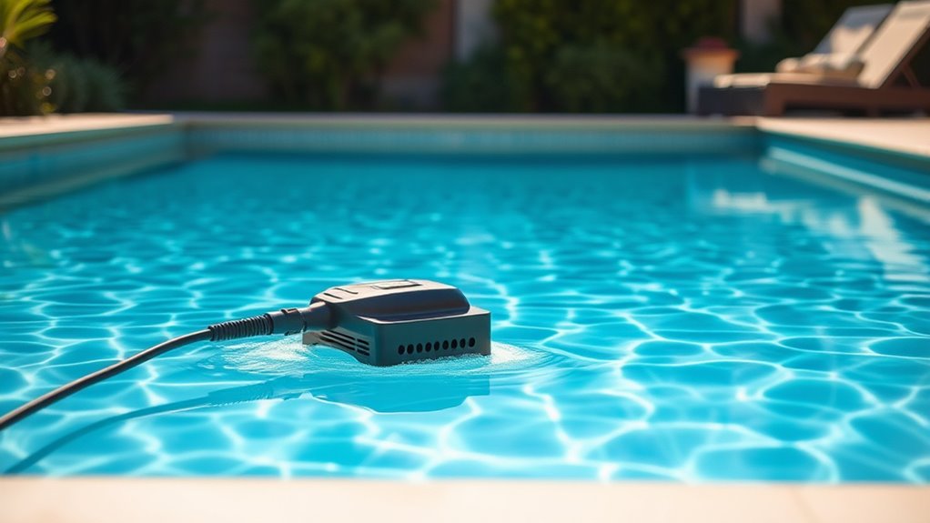 quiet noise reducing pool cleaner