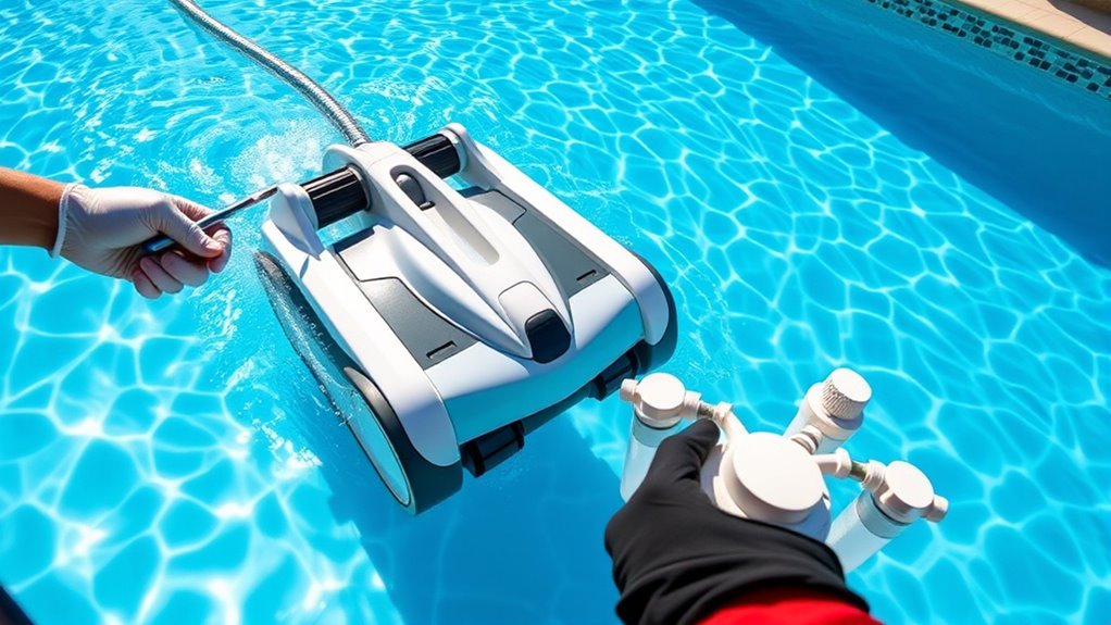 regular pool cleaner maintenance