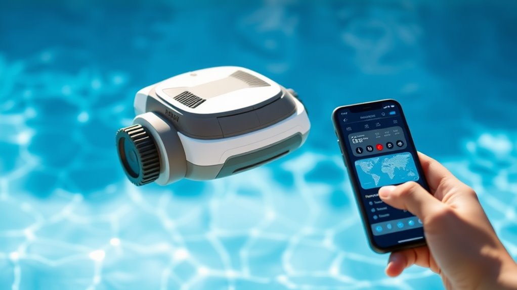 remote pool cleaner control