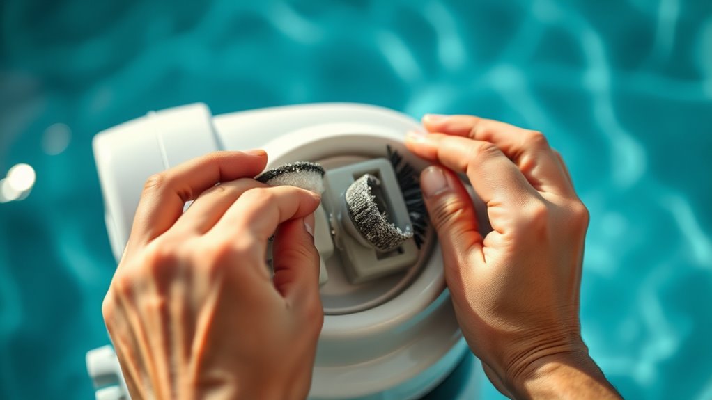 replace brushes and bumpers