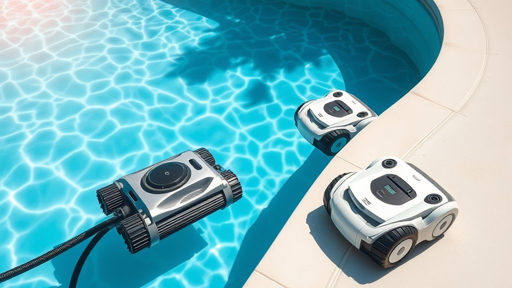 robotic cleaners outperform pressure systems