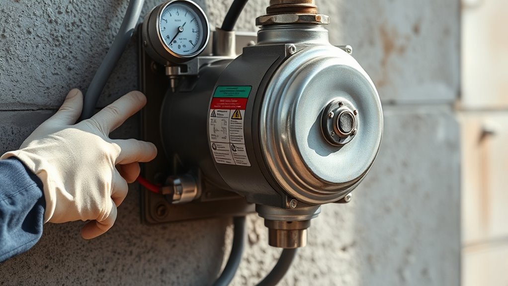 routine booster pump inspection