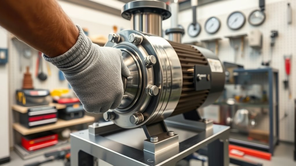 schedule annual booster pump maintenance