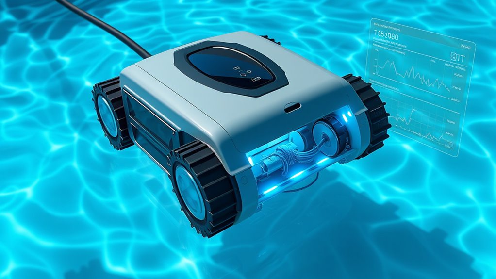 smart sensors optimize pool cleaning