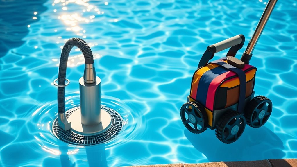 suction vs pressure cleaners