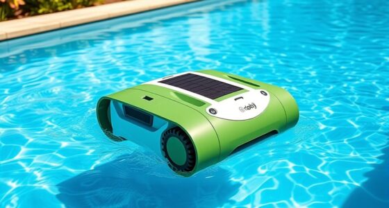sustainable robotic pool cleaning