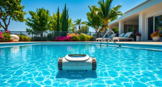 top large pool robot cleaners